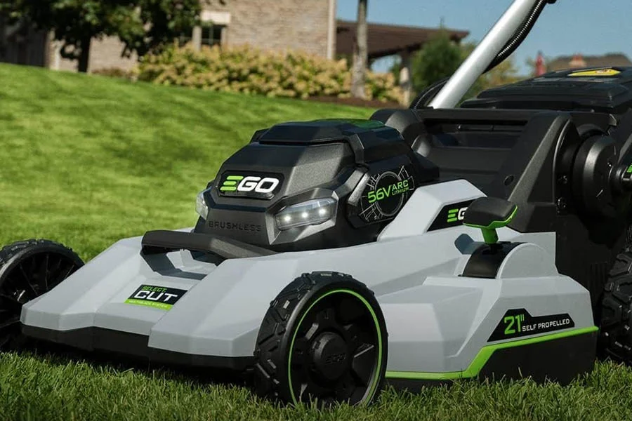 electric mulching mower