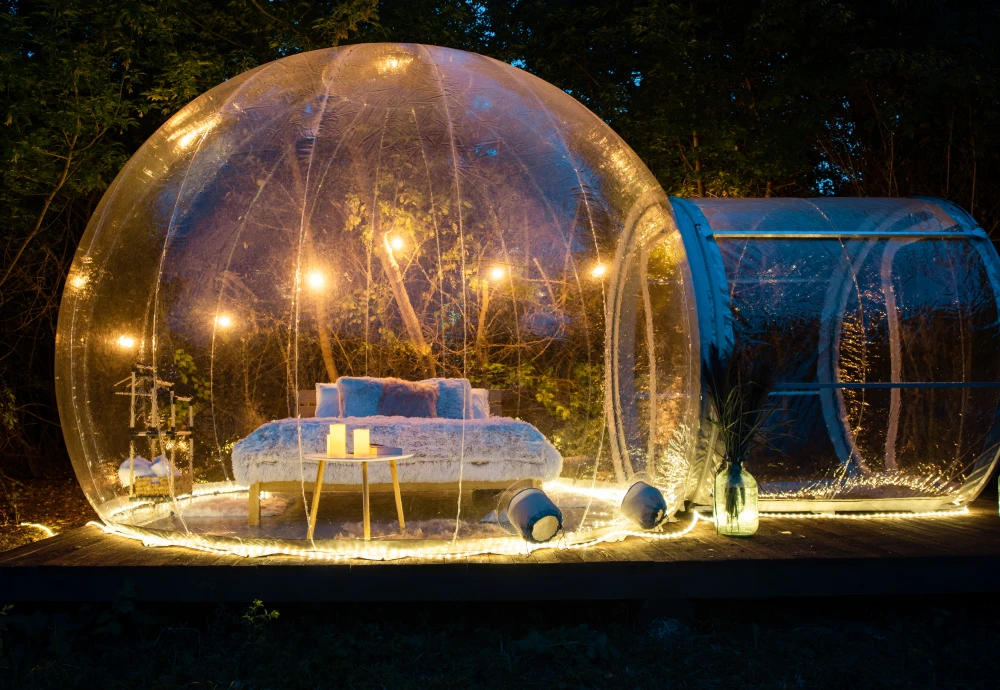 large bubble tent